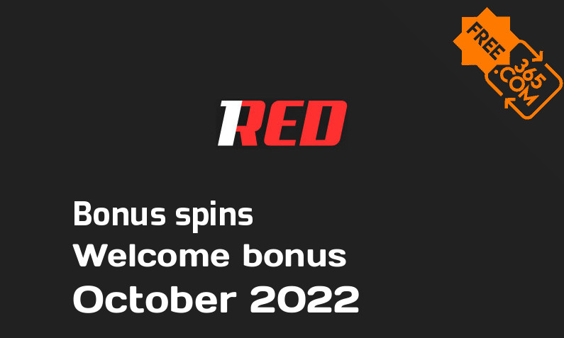 1Red bonus spins, 100 spins