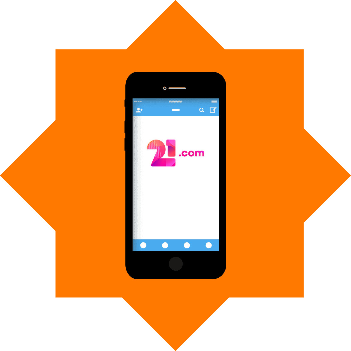 21com Casino - Mobile friendly