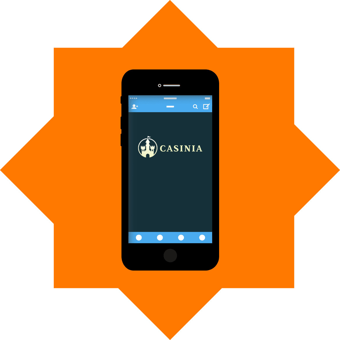 Casinia Casino - Mobile friendly