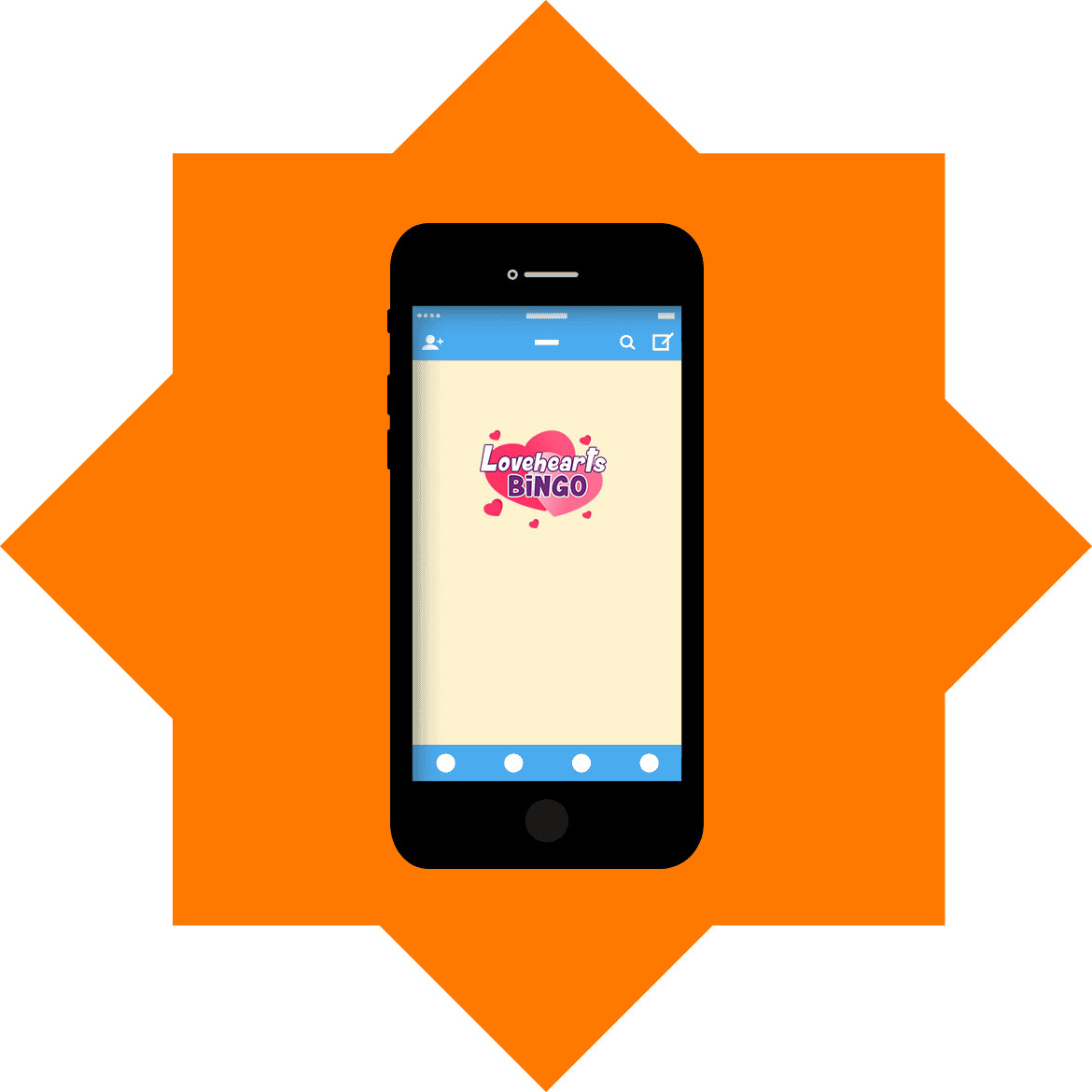 Love Hearts Bingo - Mobile friendly