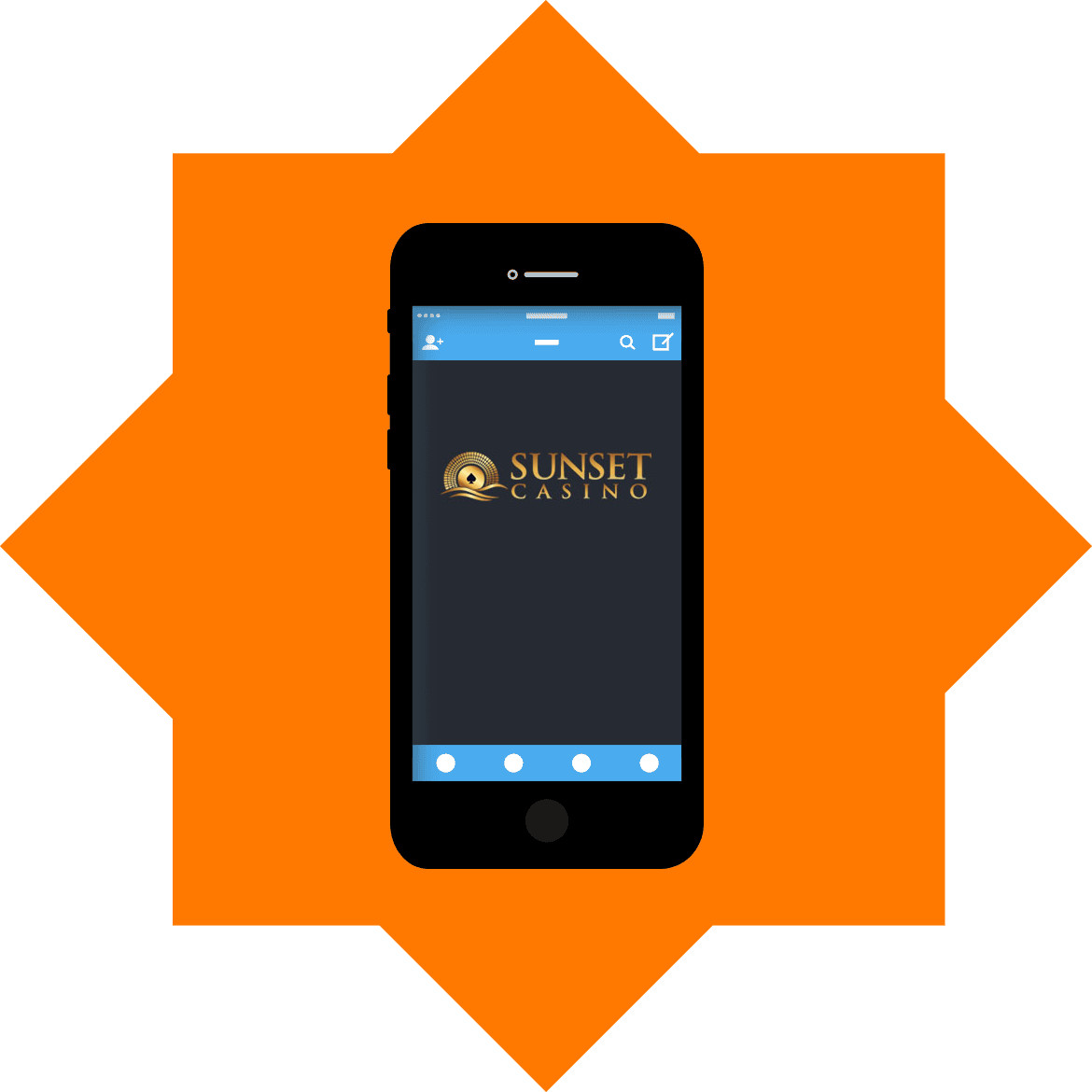 Sunset Casino - Mobile friendly
