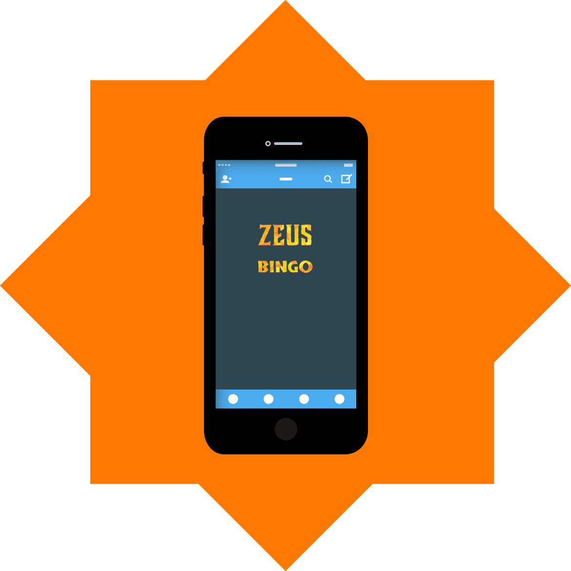 Zeus Bingo - Mobile friendly