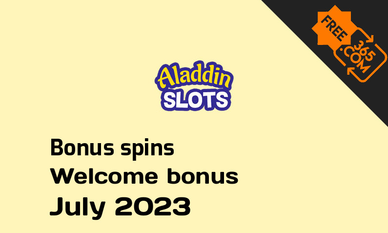Aladdin Slots bonusspins, 500 extra spins