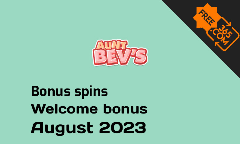 Aunt Bevs Casino extra spins, 20 extra bonus spins