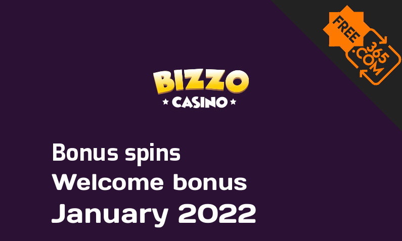 Bizzo Casino bonusspins January 2022, 100 extra bonus spins