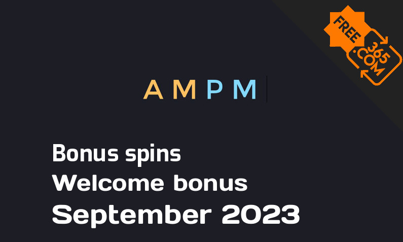Bonus spins from AMPM September 2023, 50 bonusspins