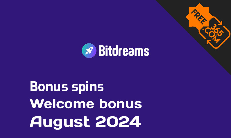 Bonus spins from Bitdreams August 2024, 250 bonusspins