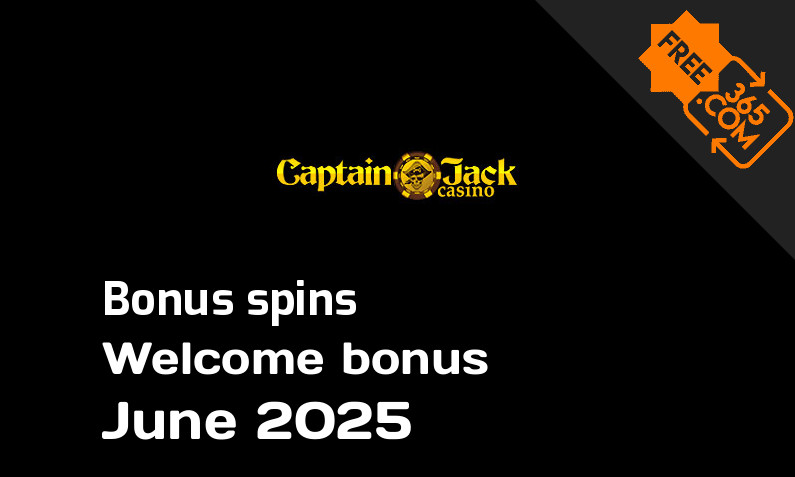 Bonus spins from Captain Jack, 35 extra spins