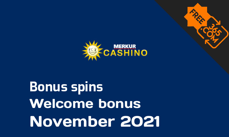 Bonus spins from Cashino November 2021, 40 extra spins