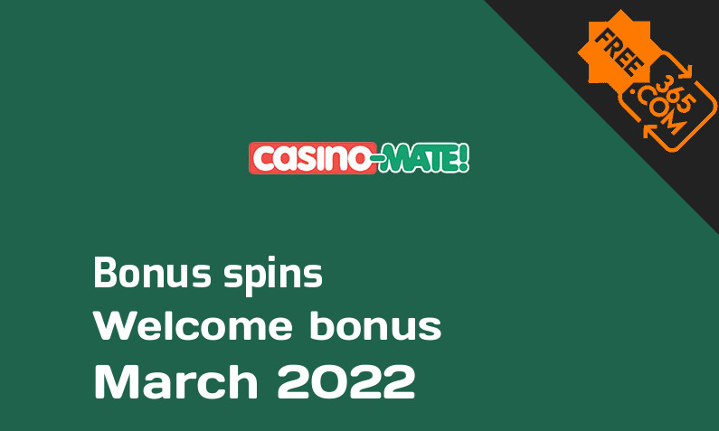 Bonus spins from Casino Mate, 20 spins