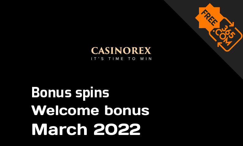 Bonus spins from CasinoRex, 100 bonus spins