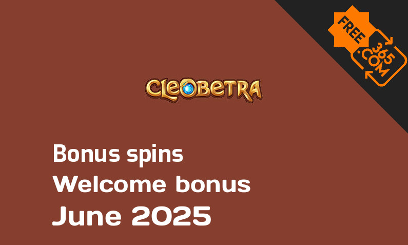 Bonus spins from Cleobetra June 2025, 350 bonus spins