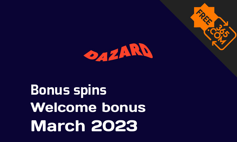 Bonus spins from Dazard, 100 bonusspins