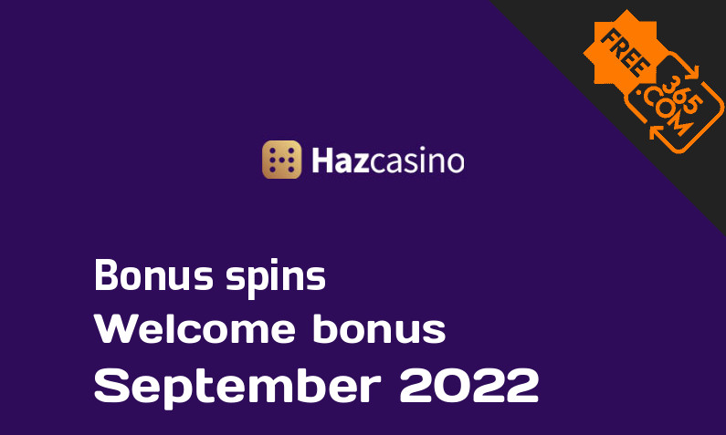 Bonus spins from Haz Casino, 125 bonusspins