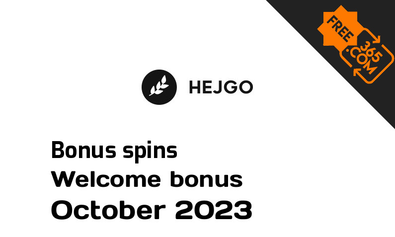 Bonus spins from Hejgo, 225 extra bonus spins