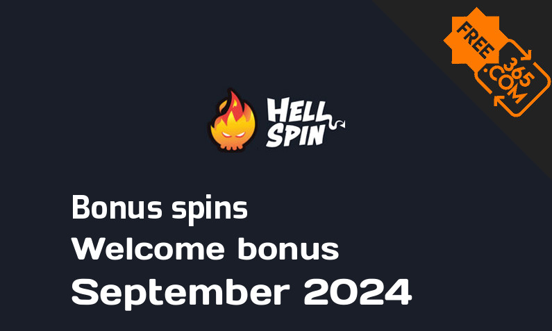 Bonus spins from Hell Spin, 100 bonus spins