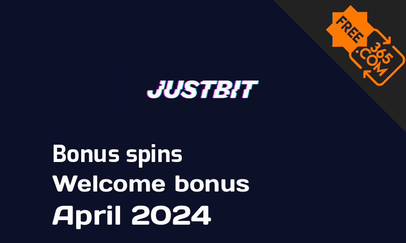 Bonus spins from JustBit April 2024, 75 extra spins