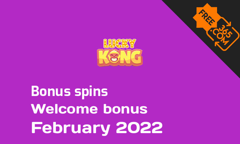 Bonus spins from LuckyKong, 200 bonusspins