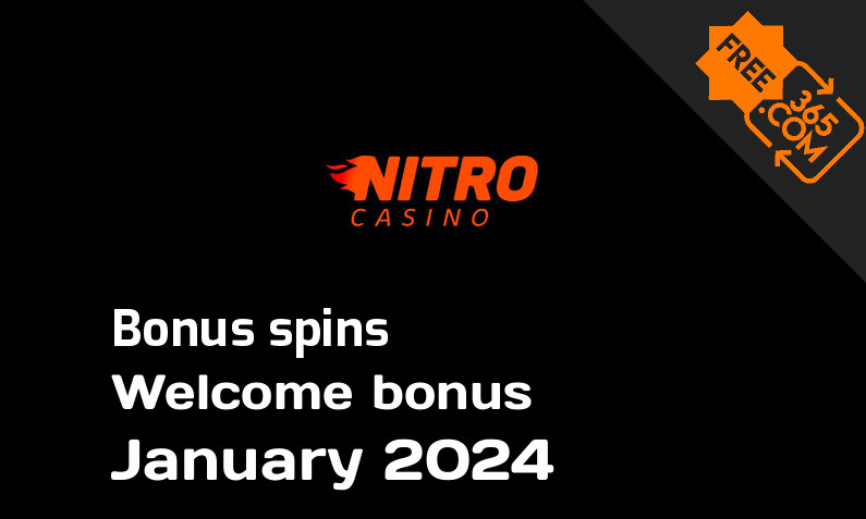 Bonus spins from NitroCasino January 2024, 100 extra spins
