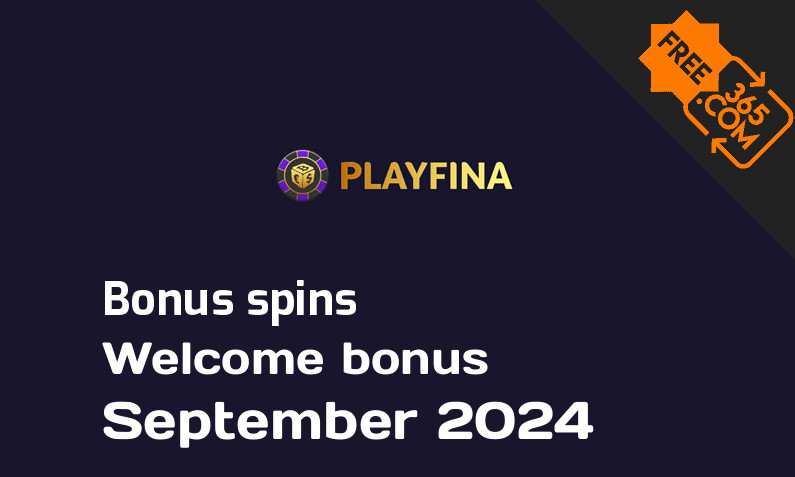 Bonus spins from Playfina, 560 bonus spins