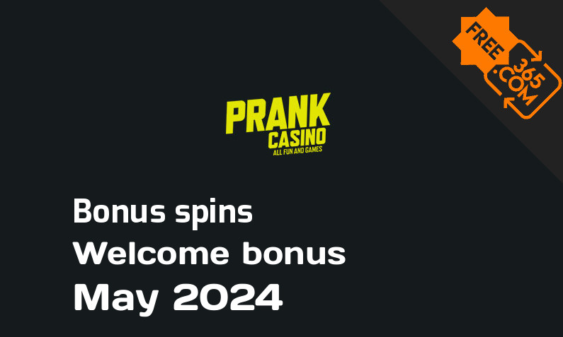 Bonus spins from Prank Casino May 2024, 100 bonusspins