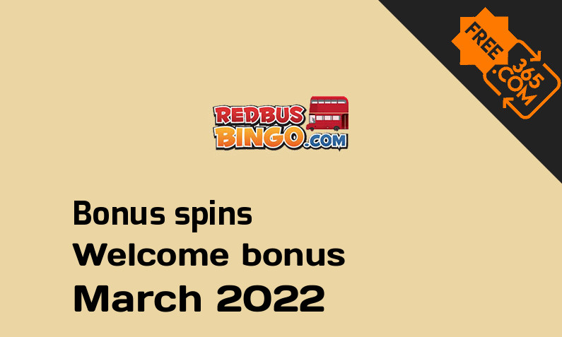 Bonus spins from RedBus Bingo Casino, 40 bonusspins