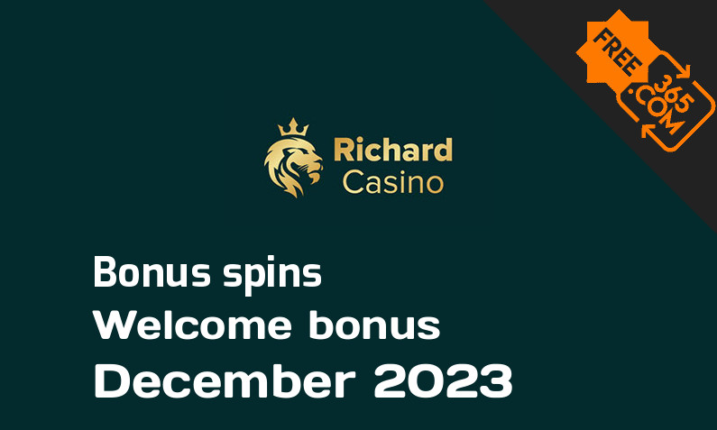 Bonus spins from Richard Casino, 300 extra spins