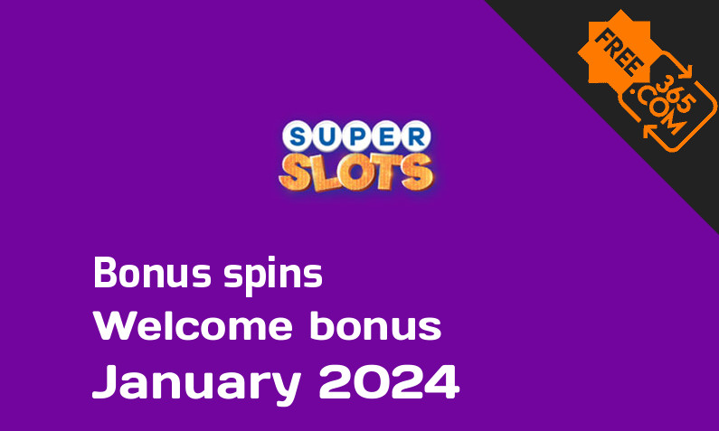 Bonus spins from Superslots, 50 extra bonus spins