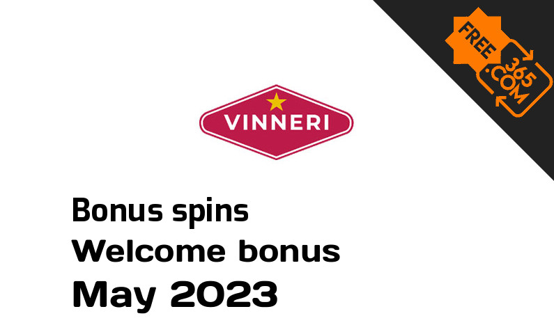 Bonus spins from Vinneri May 2023, 100 extra spins