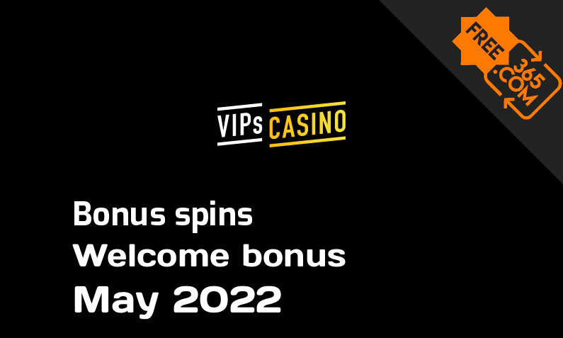 Bonus spins from VIPs Casino, 100 spins