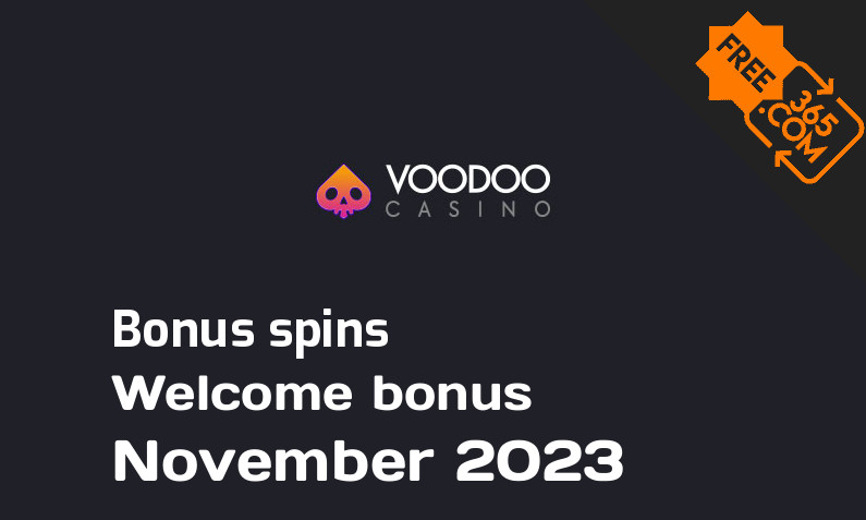 Bonus spins from Voodoo Casino November 2023, 100 bonusspins