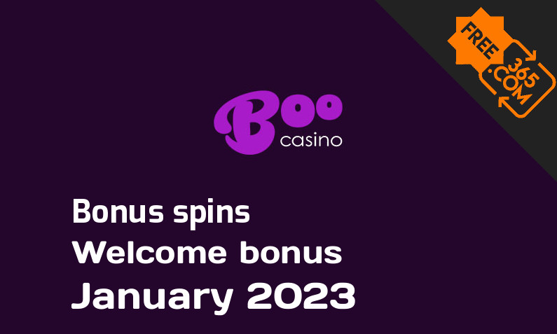 BooCasino bonus spins, 50 spins