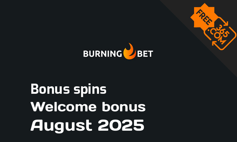 BurningBet bonusspins August 2025, 60 bonusspins