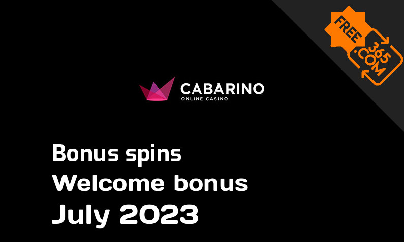 Cabarino extra bonus spins, 150 spins
