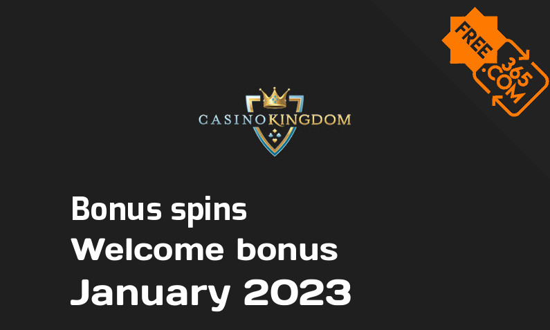 Casino Kingdom extra spins January 2023, 40 extra bonus spins