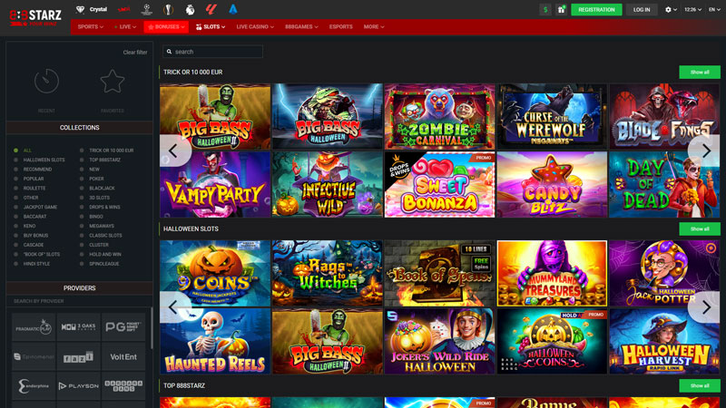 888starz slots screenshot