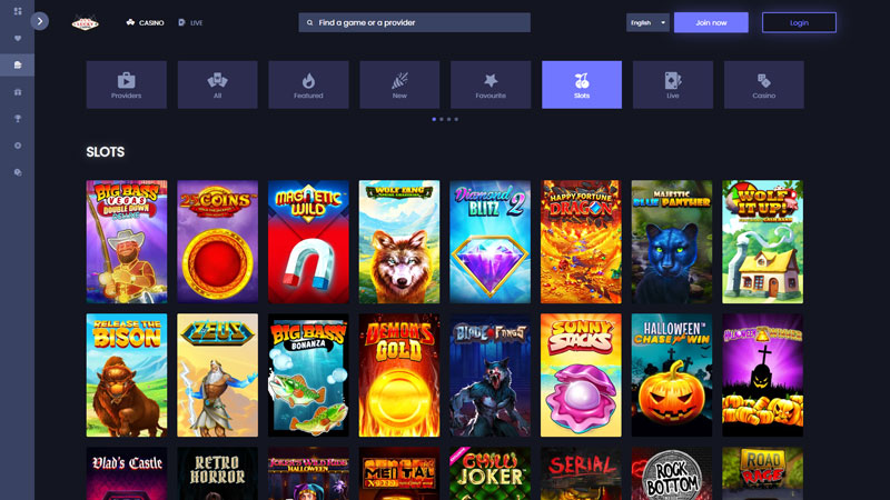 aceluckycasino slots screenshot