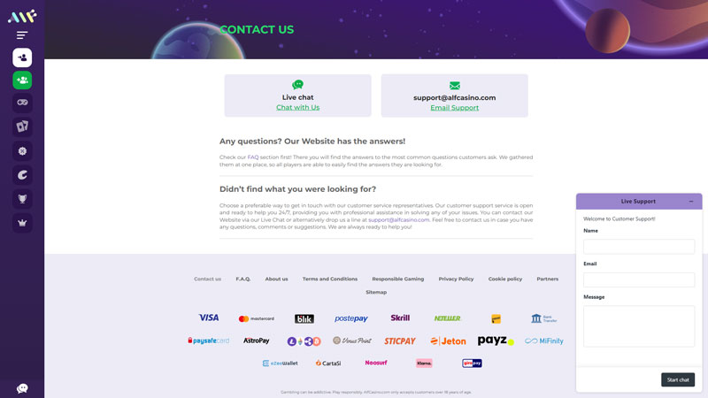 Thumbnail alf-casino support