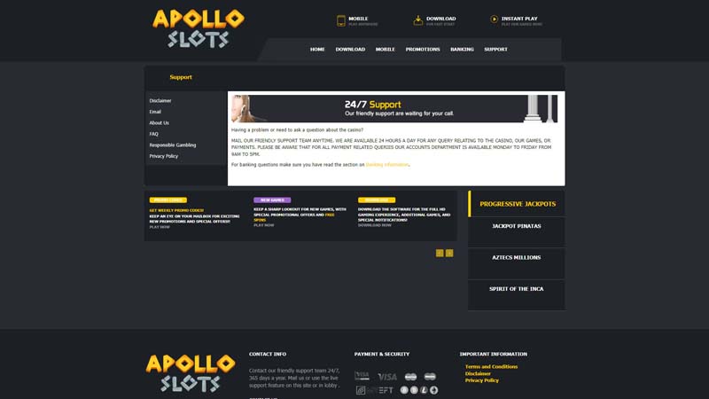 Thumbnail apollo-slots support