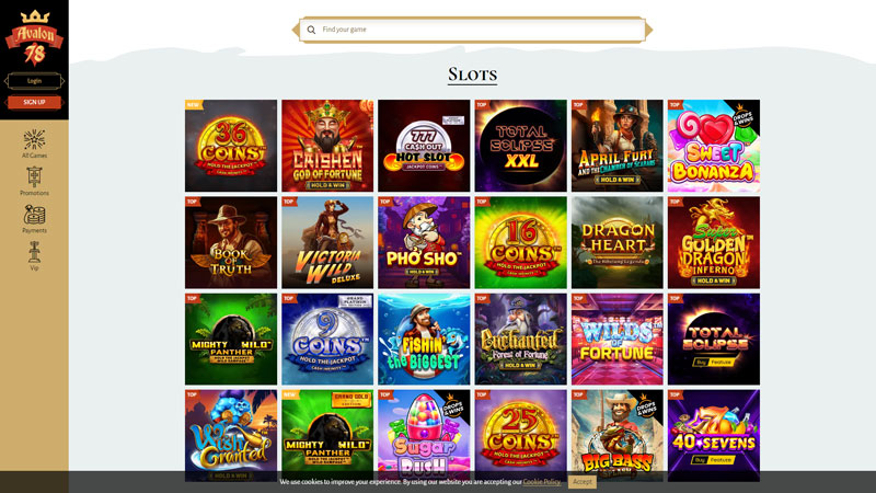 Thumbnail avalon78 slots