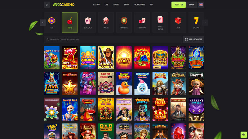 avocasino slots screenshot
