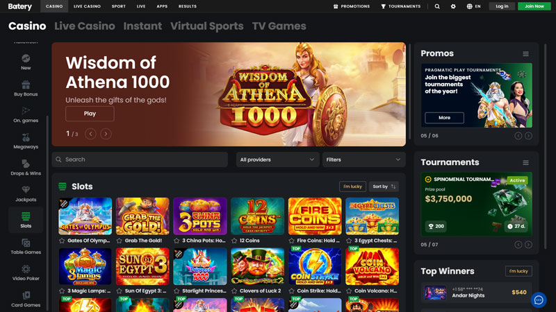 Thumbnail batery slots