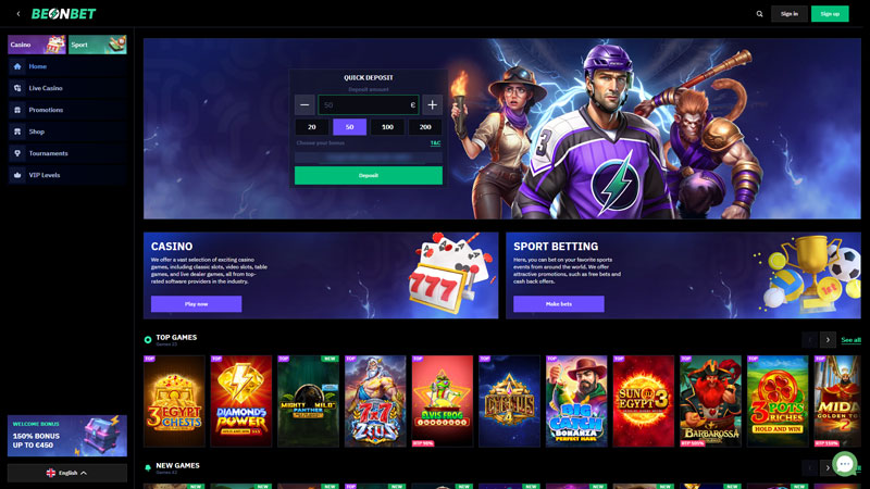 Thumbnail beonbet lobby