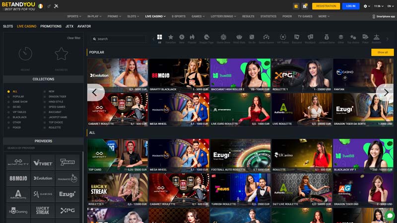 Thumbnail betandyou live