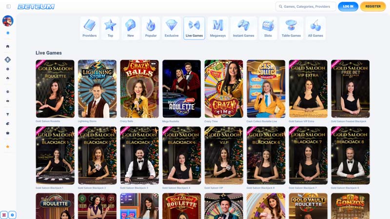 beteum live screenshot