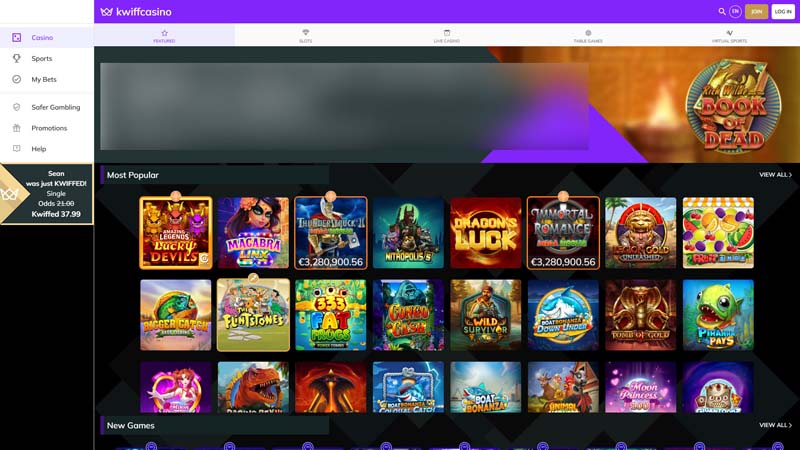 Thumbnail betkwiff lobby