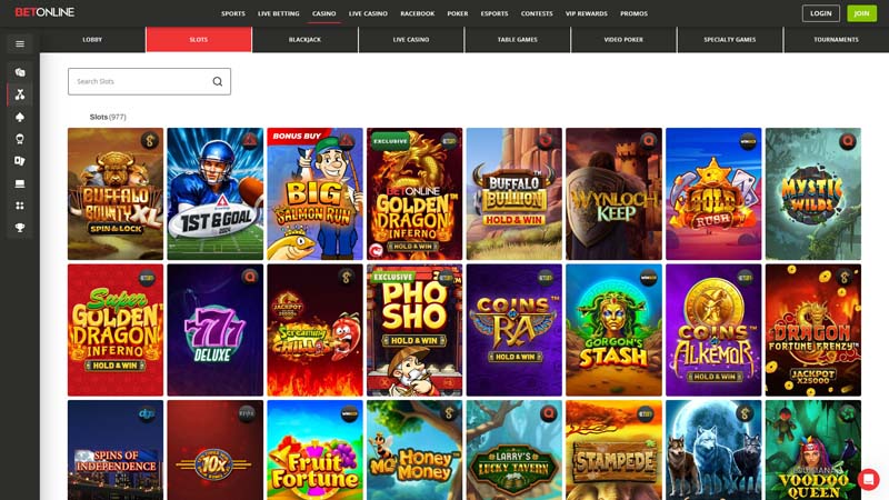 Thumbnail betonline slots