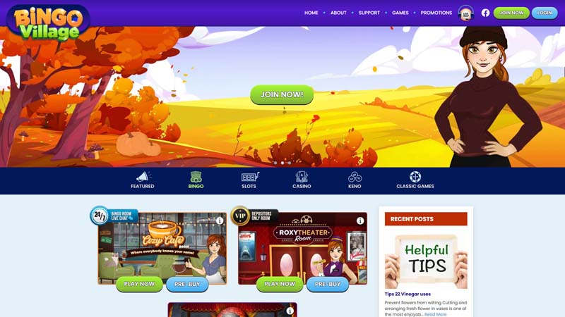 Thumbnail bingovillage lobby