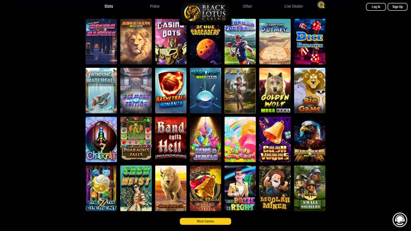 black-lotus-casino slots screenshot