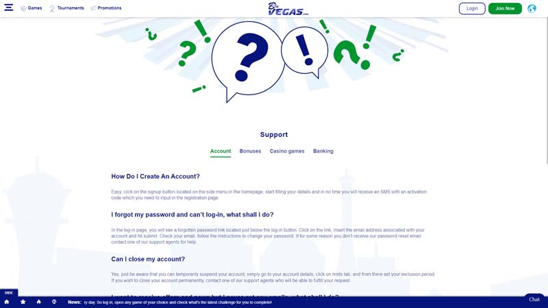 Thumbnail bluvegas support